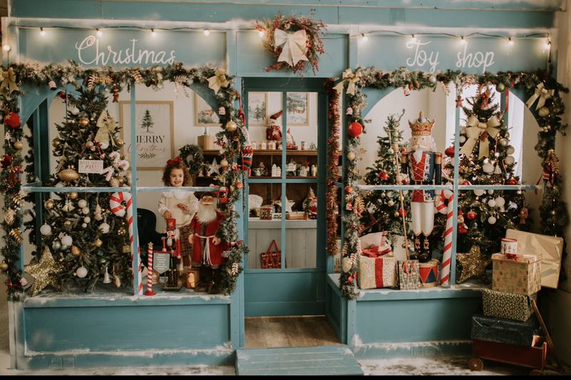 Toyshop Christmas — sesión en el estudio