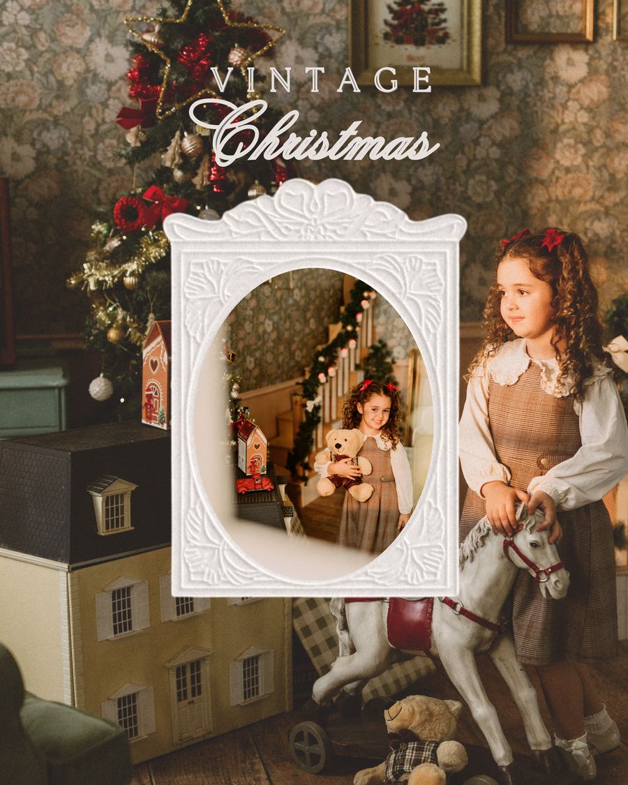 Vintage Christmas — sesión en el estudio